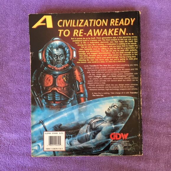 Traveller: The New Era Sci-Fi Roleplaying Game Book 1993 edition - Picture 2 of 7